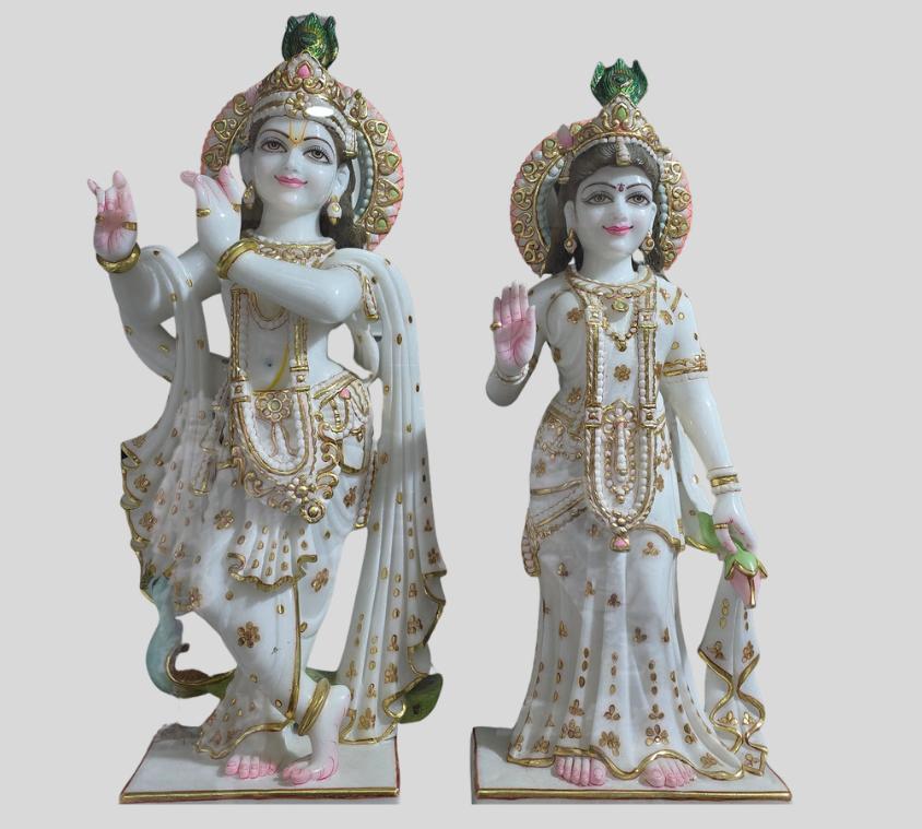 Radhe Krishna Marble Murti