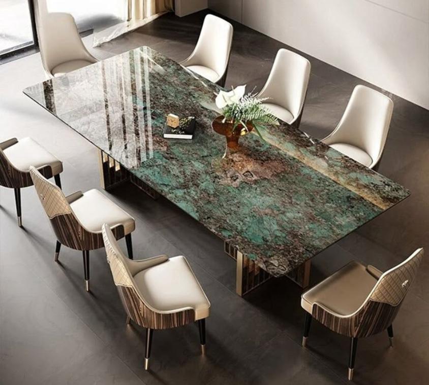 Exotic Amazonite Green Granite Table