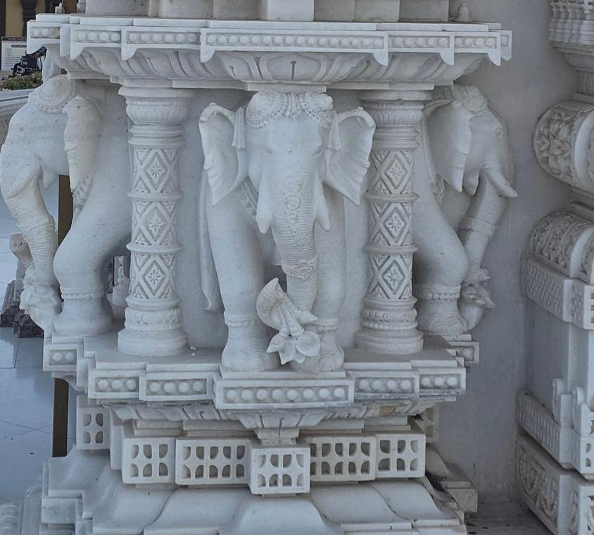 Exotic Carved Marble Ceiling Panel