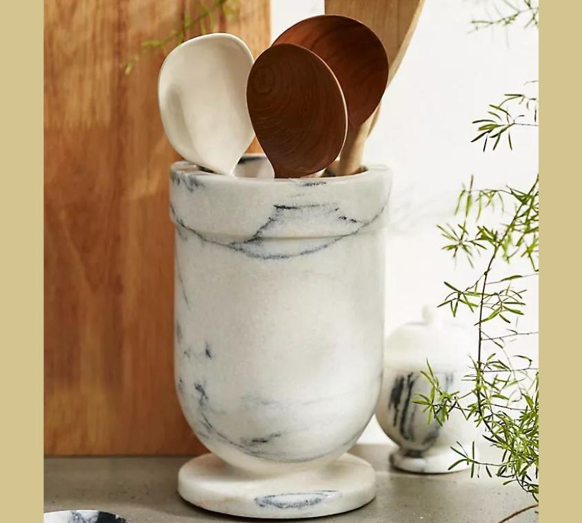 Marble Utensil Holder