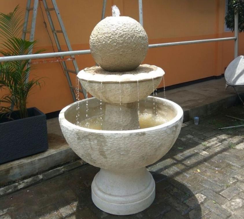 Luxury Red Sandstone Garden Water Feature