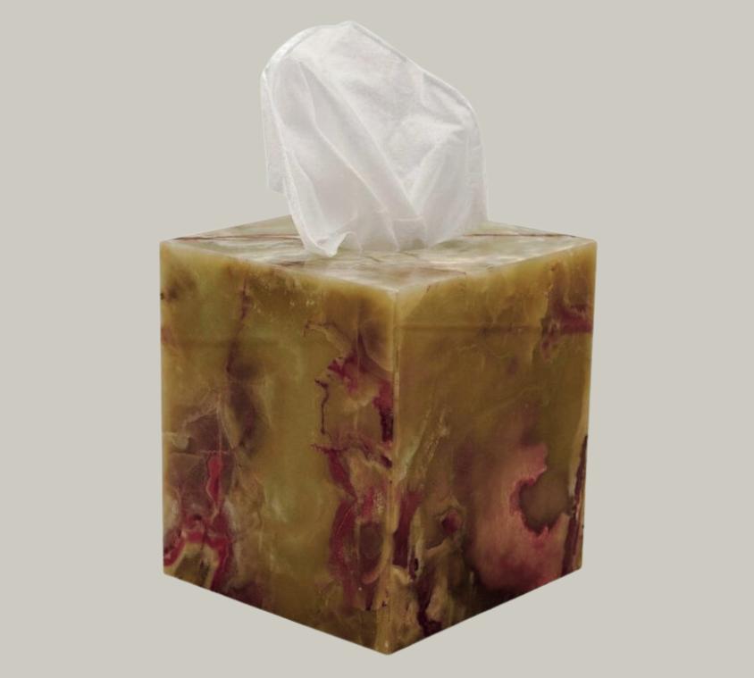 Marble Tissue Box Cover