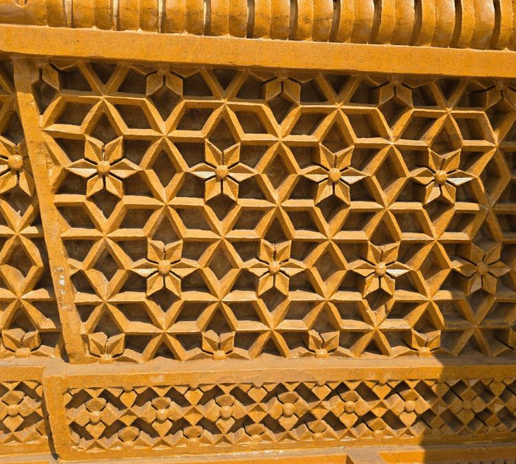 Phool Jali / Geometric Floral Jali