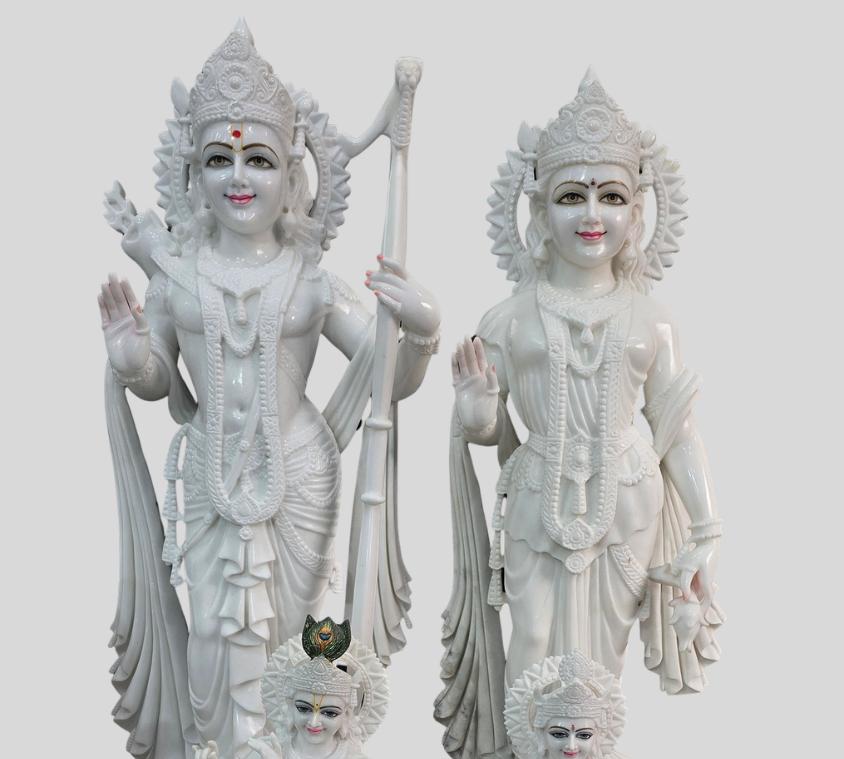 Ram Sita Marble Murti