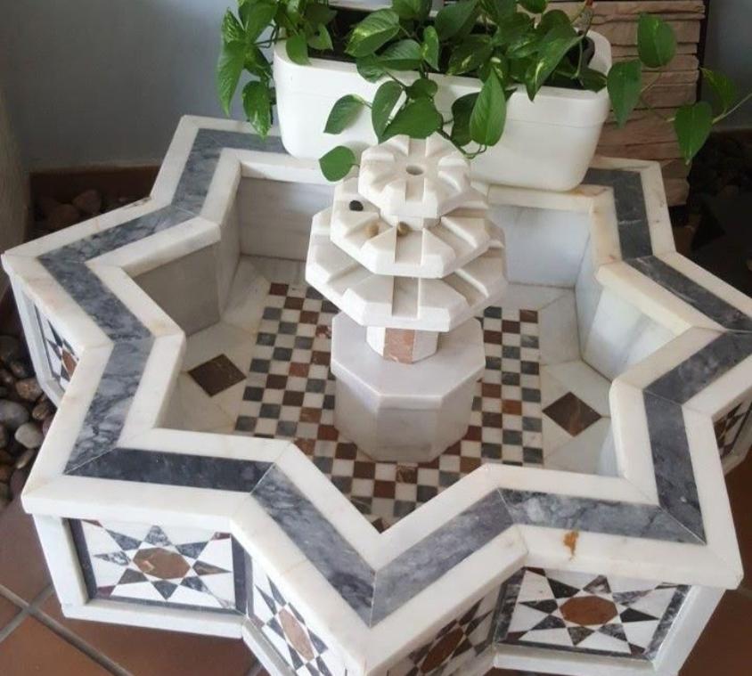 Luxury Star-shaped Marble Floor Fountain