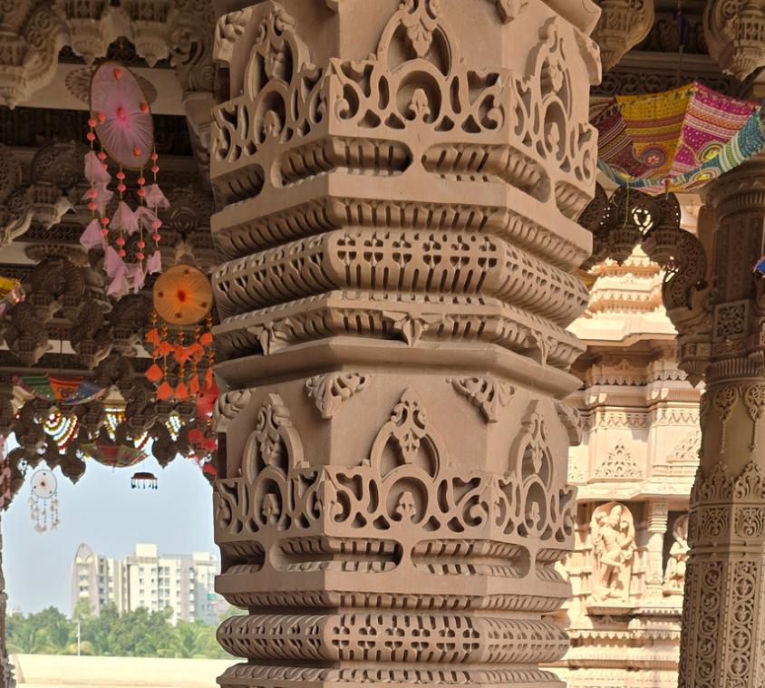 Heritage Rajasthani Style Temple Pillar
